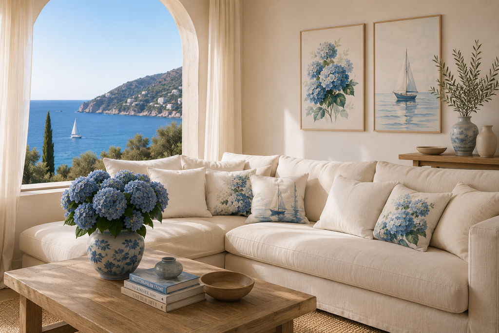 Hydrangea Dreams: Bringing Mediterranean Garden Charm Into Your Home