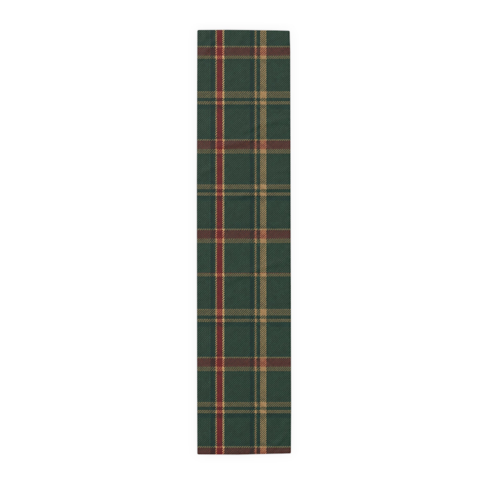 Poinsettia Holiday Table Runner — Rust Floral Christmas Dining Decor