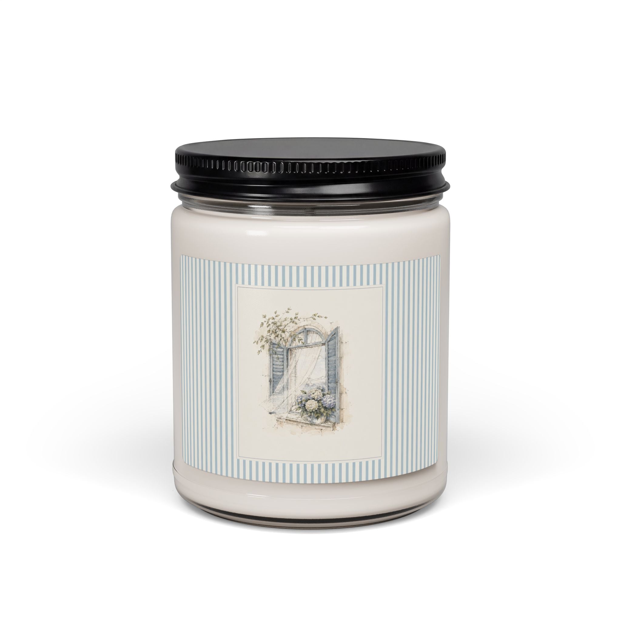 Seaside Sailboat Scented Soy Candle — 9oz Coastal Aroma Jar