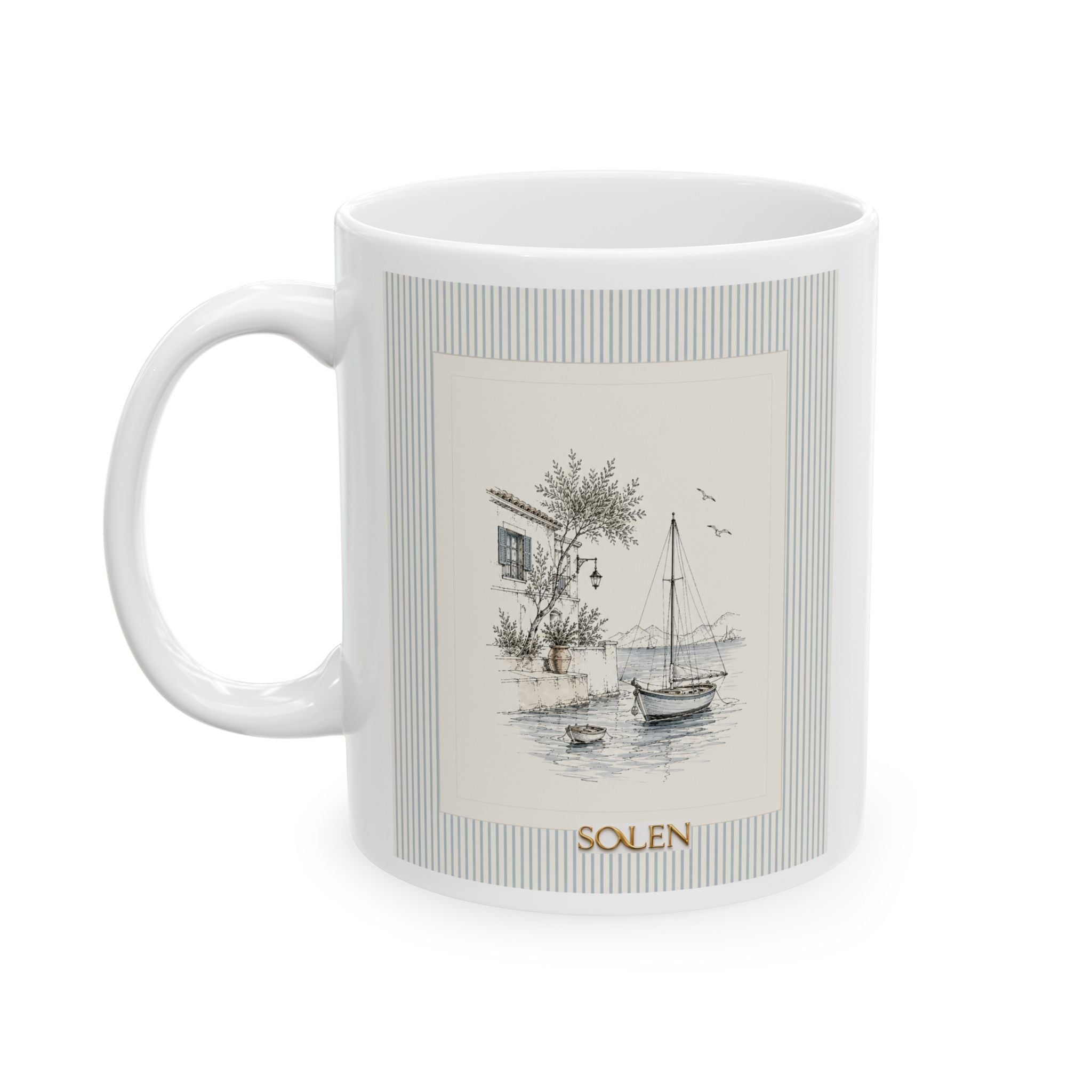 Vintage Floral Ceramic Mug – 'Bloom Where You Are Planted' Inspirational Coffee Cup (11oz, 15oz)