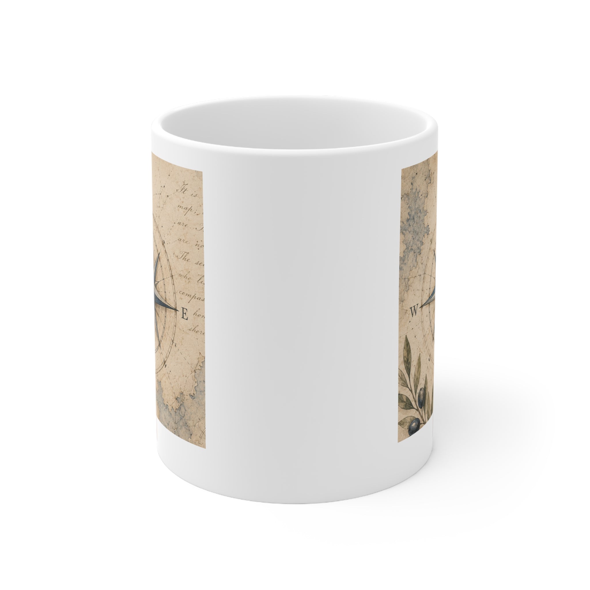 Floral Mug — "Love You" Ceramic Coffee Cup (11oz/15oz)