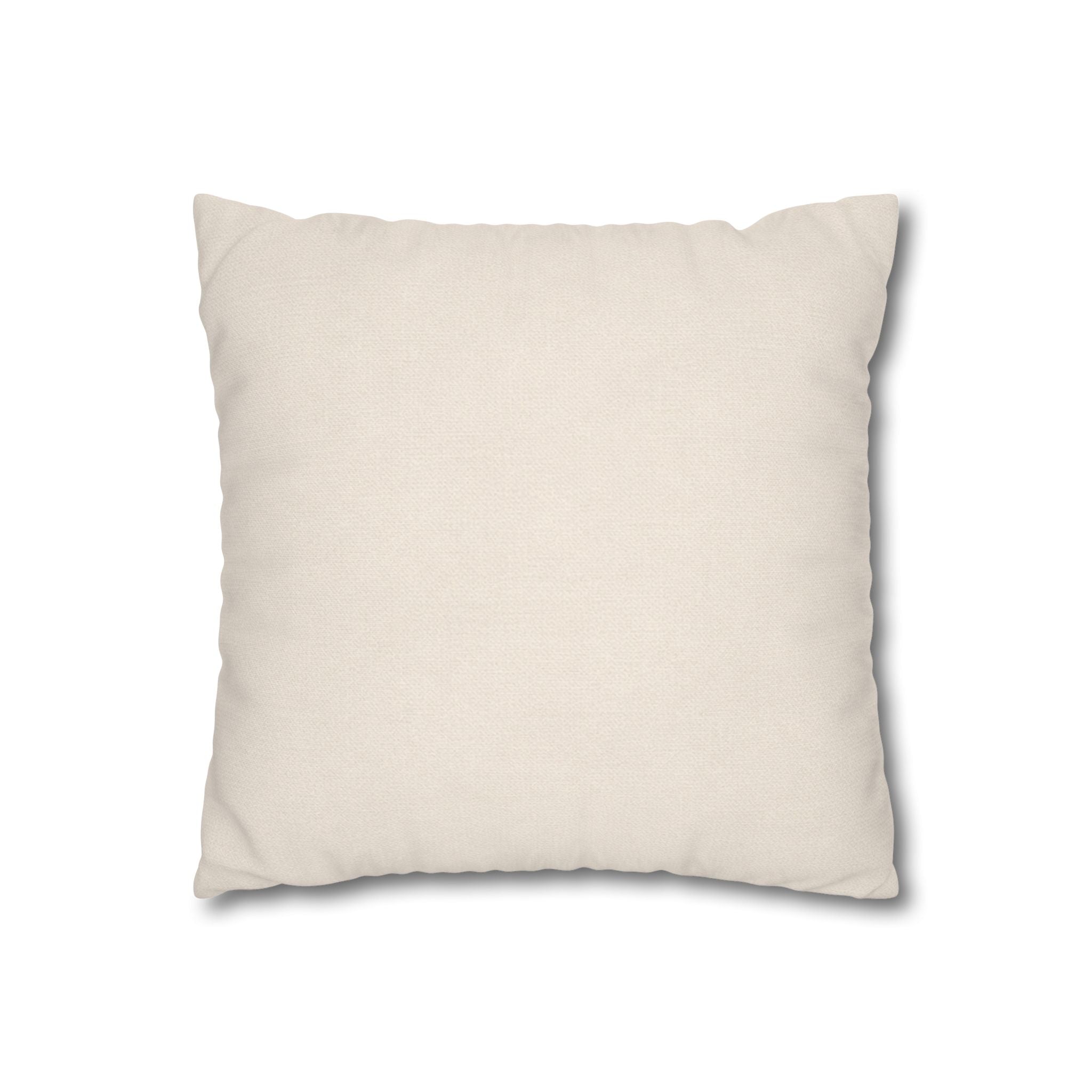 Heritage Medallion Embroidered Pillow Cover, Ivory Cotton with Blue & Gold Crest Detail, French Country Decor, Solen