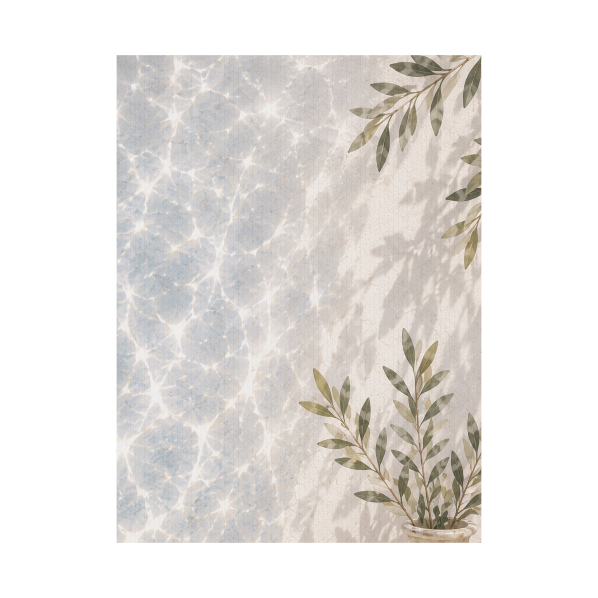 Sunlit Shadow Yard Sign — Minimal Decorative Outdoor Plaque