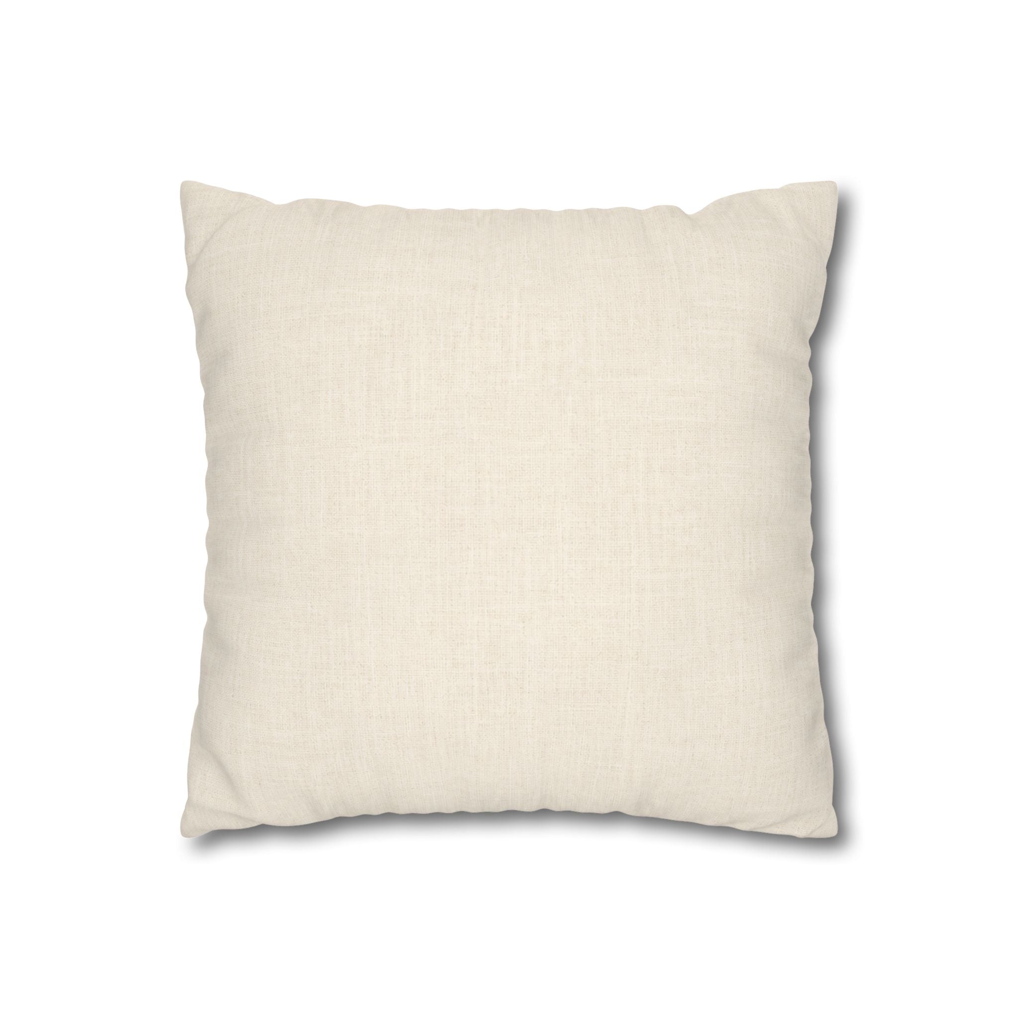 Botanical Fig Branch Decorative Pillowcase — Spun Polyester Square Accent Pillow Cover, Solen