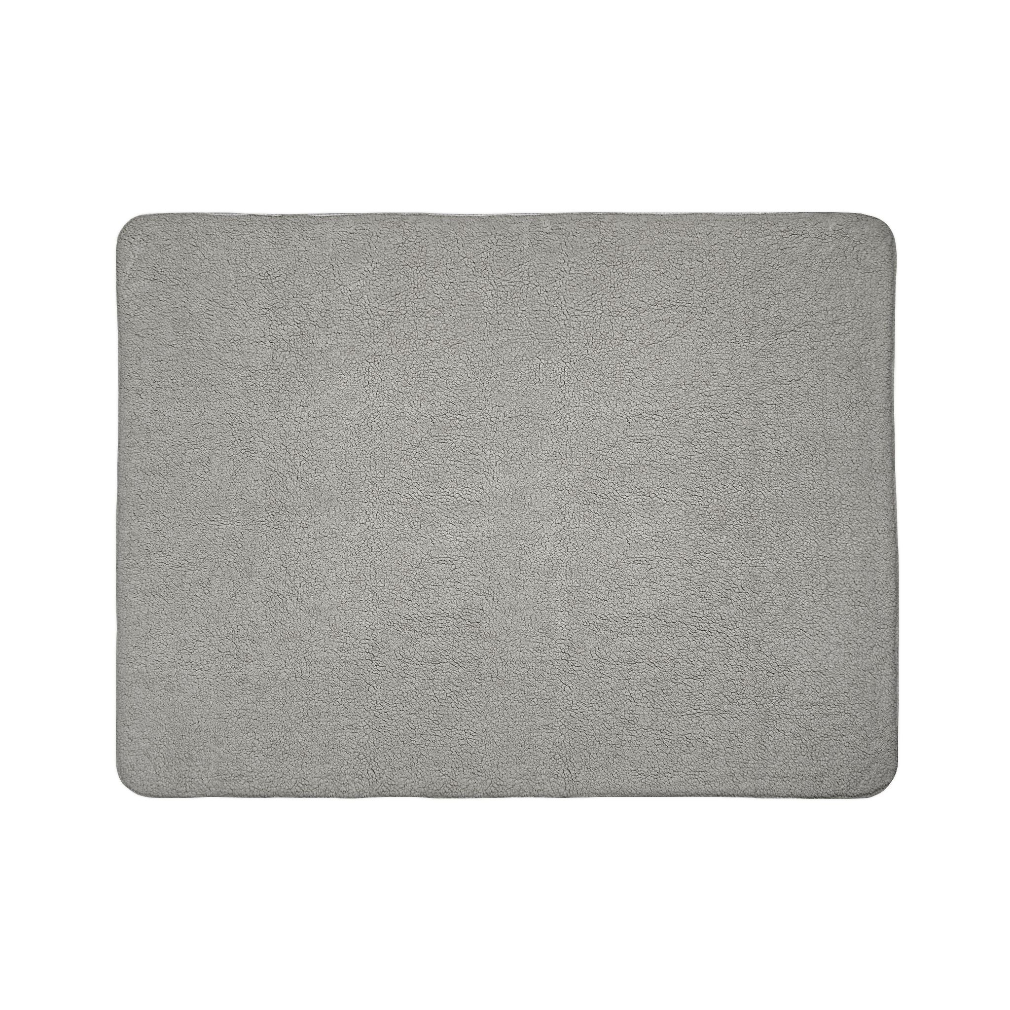 Snowy Cottage Sherpa Blanket — Cozy Christmas Cabin Throw with Snowman
