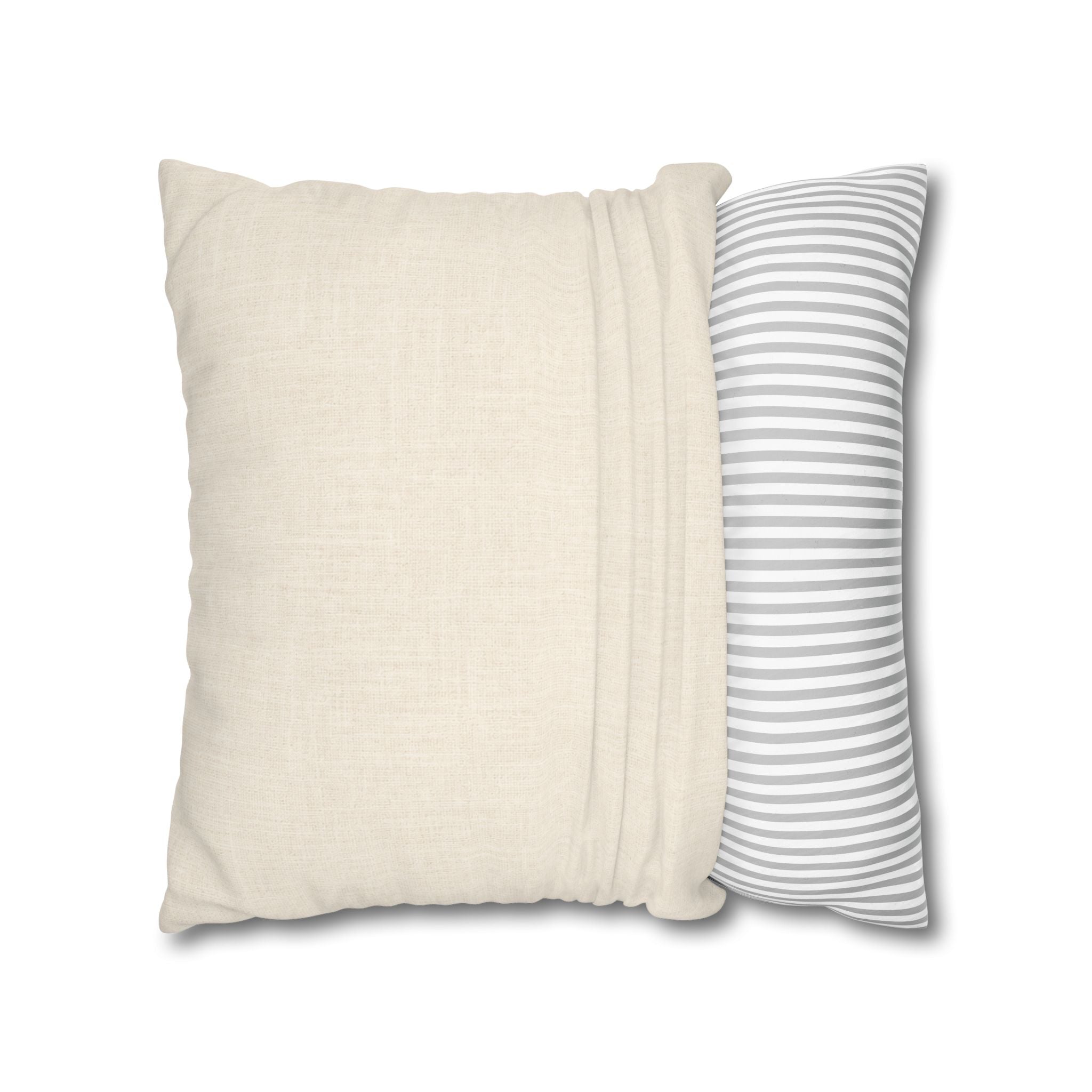 Botanical Fig Branch Decorative Pillowcase — Spun Polyester Square Accent Pillow Cover, Solen