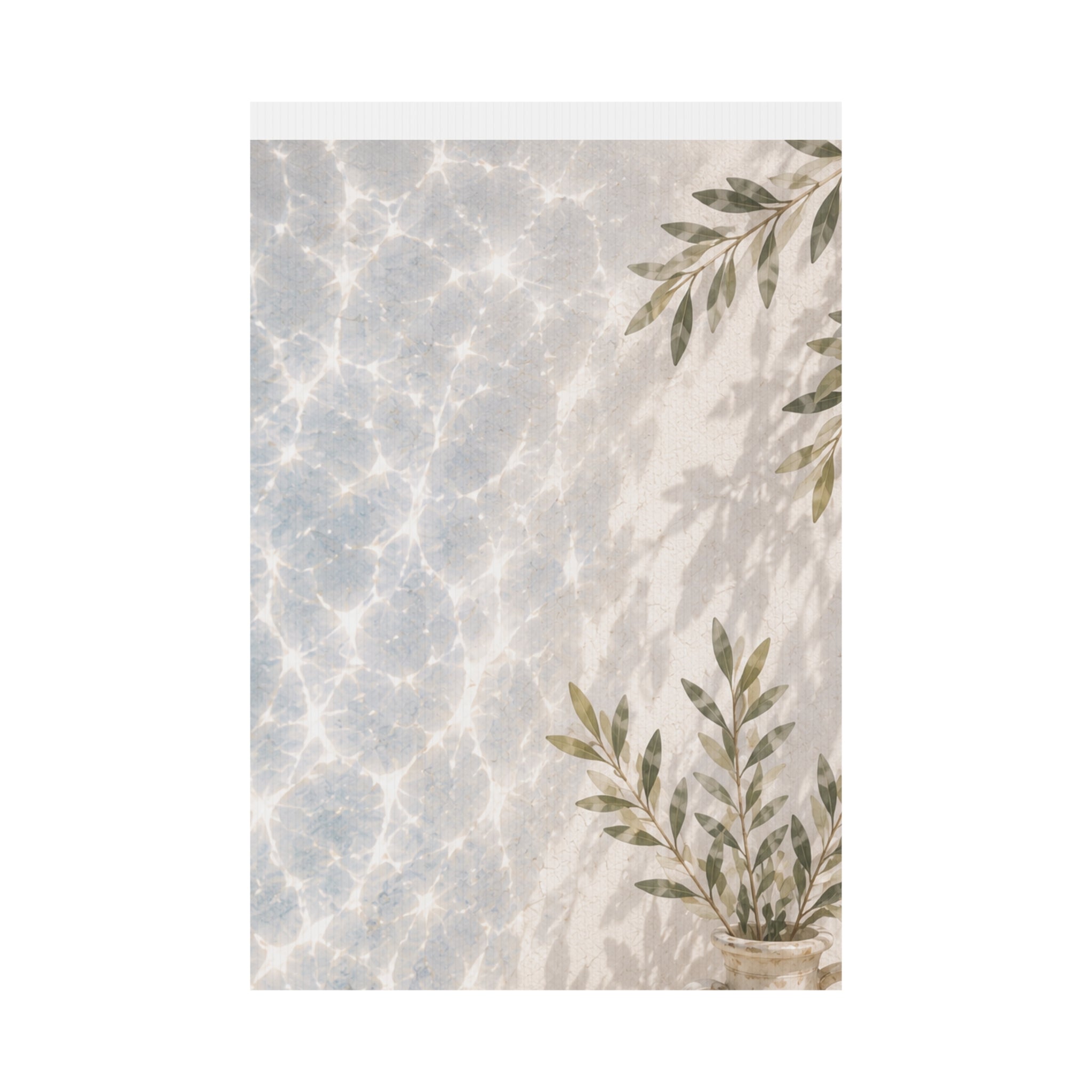 Sunlit Shadow Yard Sign — Minimal Decorative Outdoor Plaque