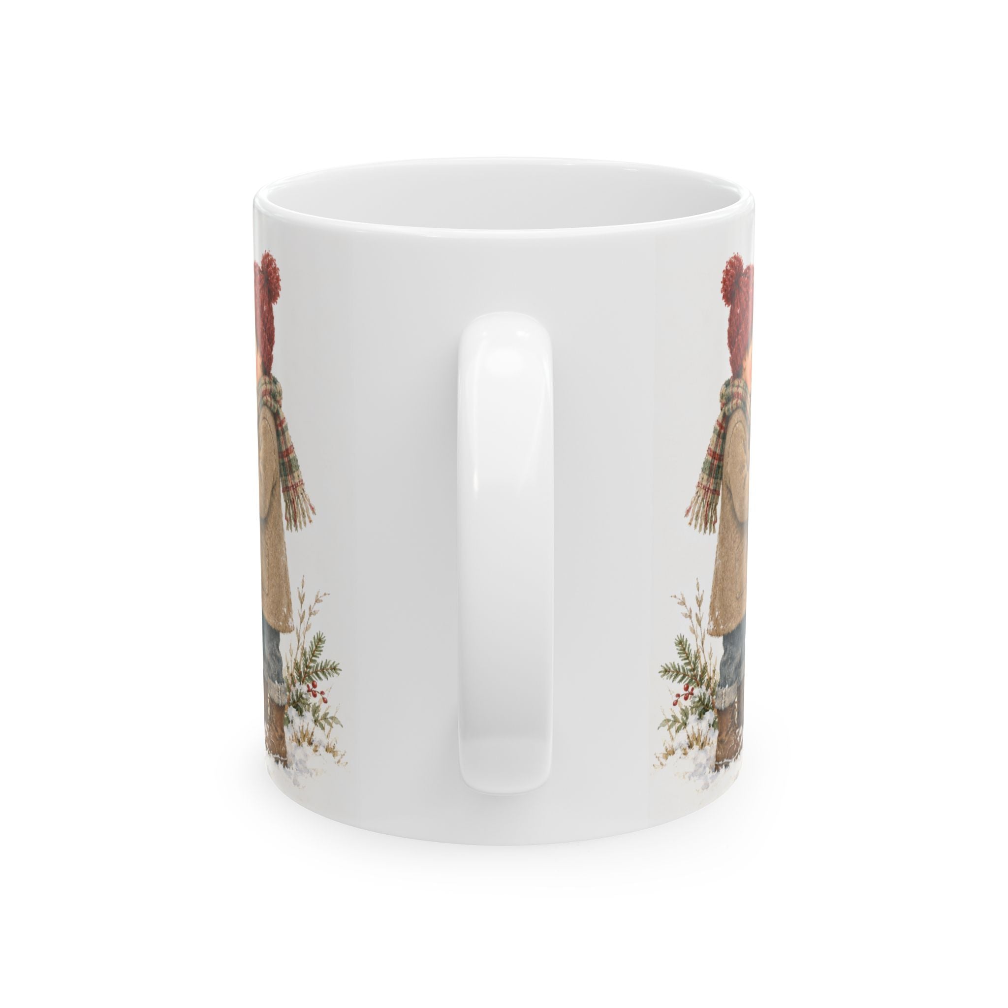 Christmas Kids Vintage Illustration Mug – Cozy Winter Children Holiday Ceramic Cup (11oz & 15oz)