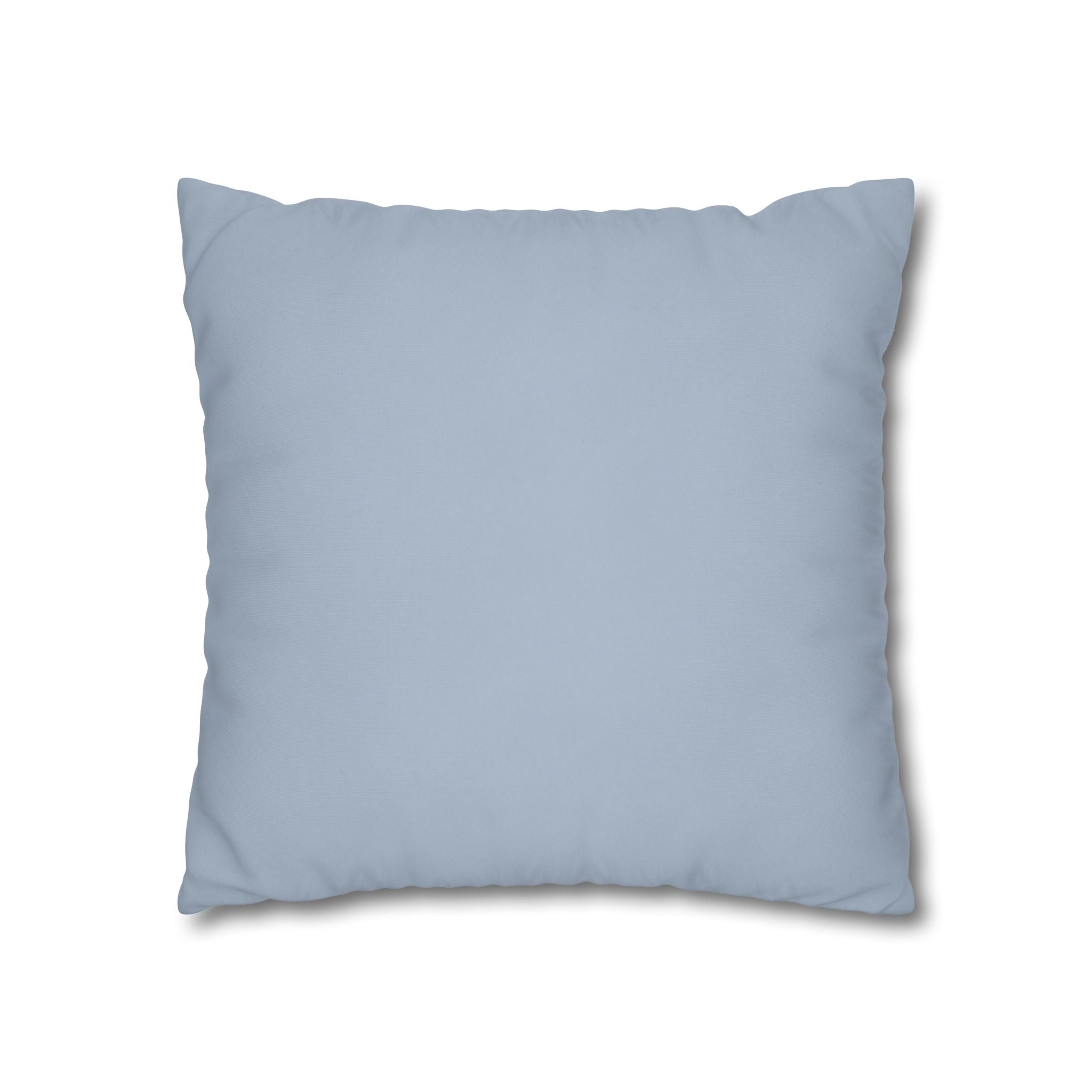 Coastal Sailboat Square Pillowcase, Blue Nautical Harbor Print Cushion, Beach House Sofa Decor, Square Throw Pillow, Solen