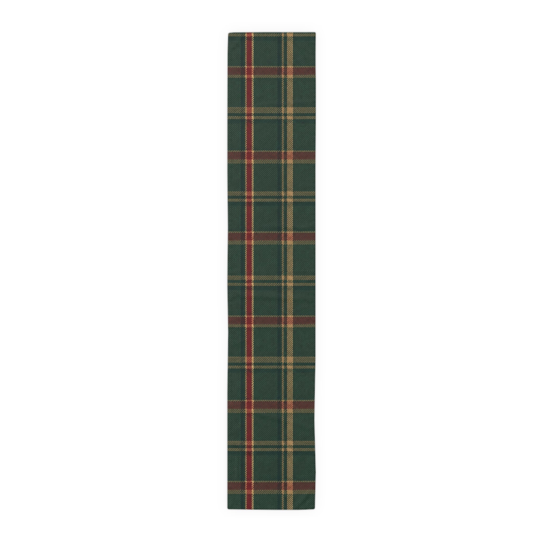 Poinsettia Holiday Table Runner — Rust Floral Christmas Dining Decor