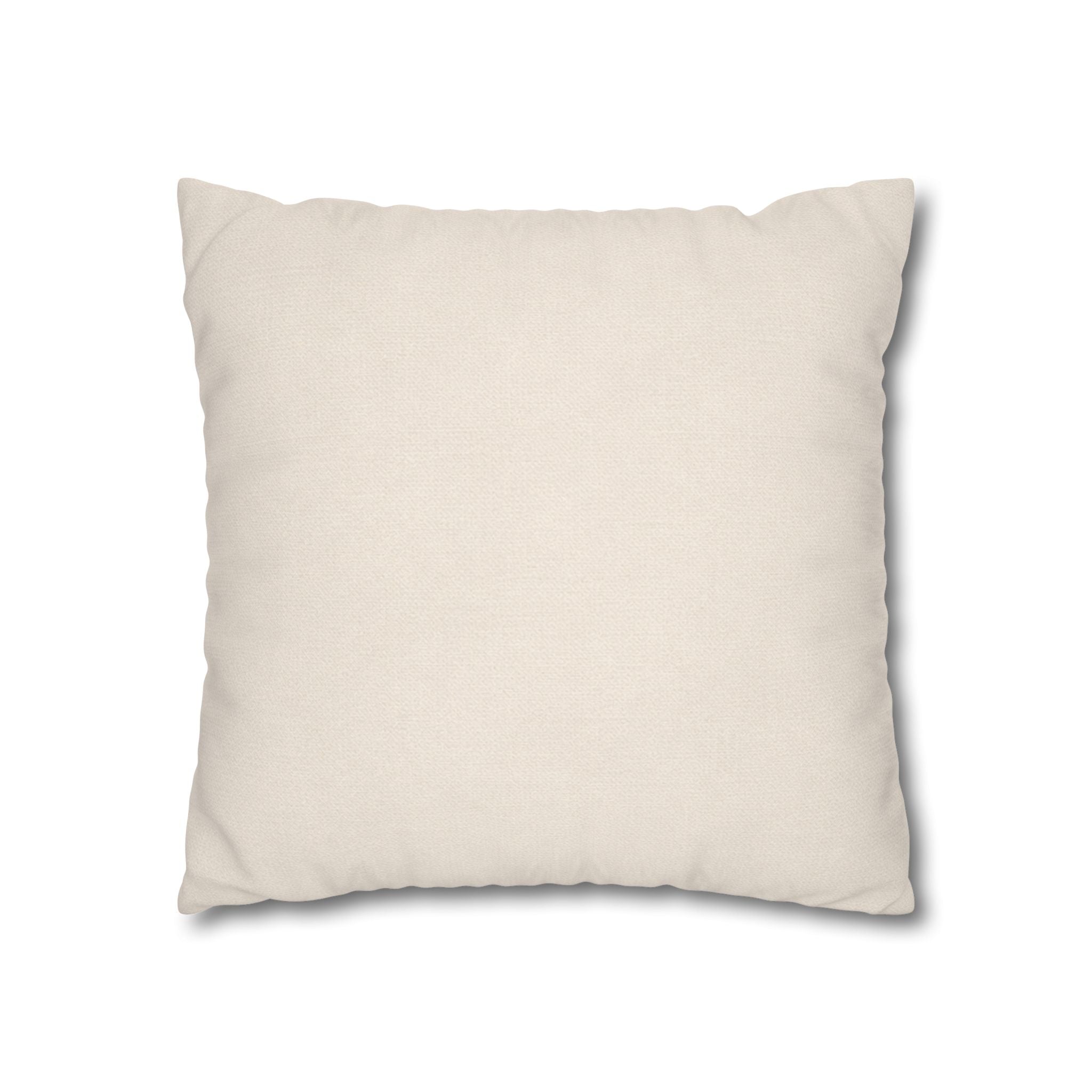 Heritage Medallion Embroidered Pillow Cover, Ivory Cotton with Blue & Gold Crest Detail, French Country Decor, Solen