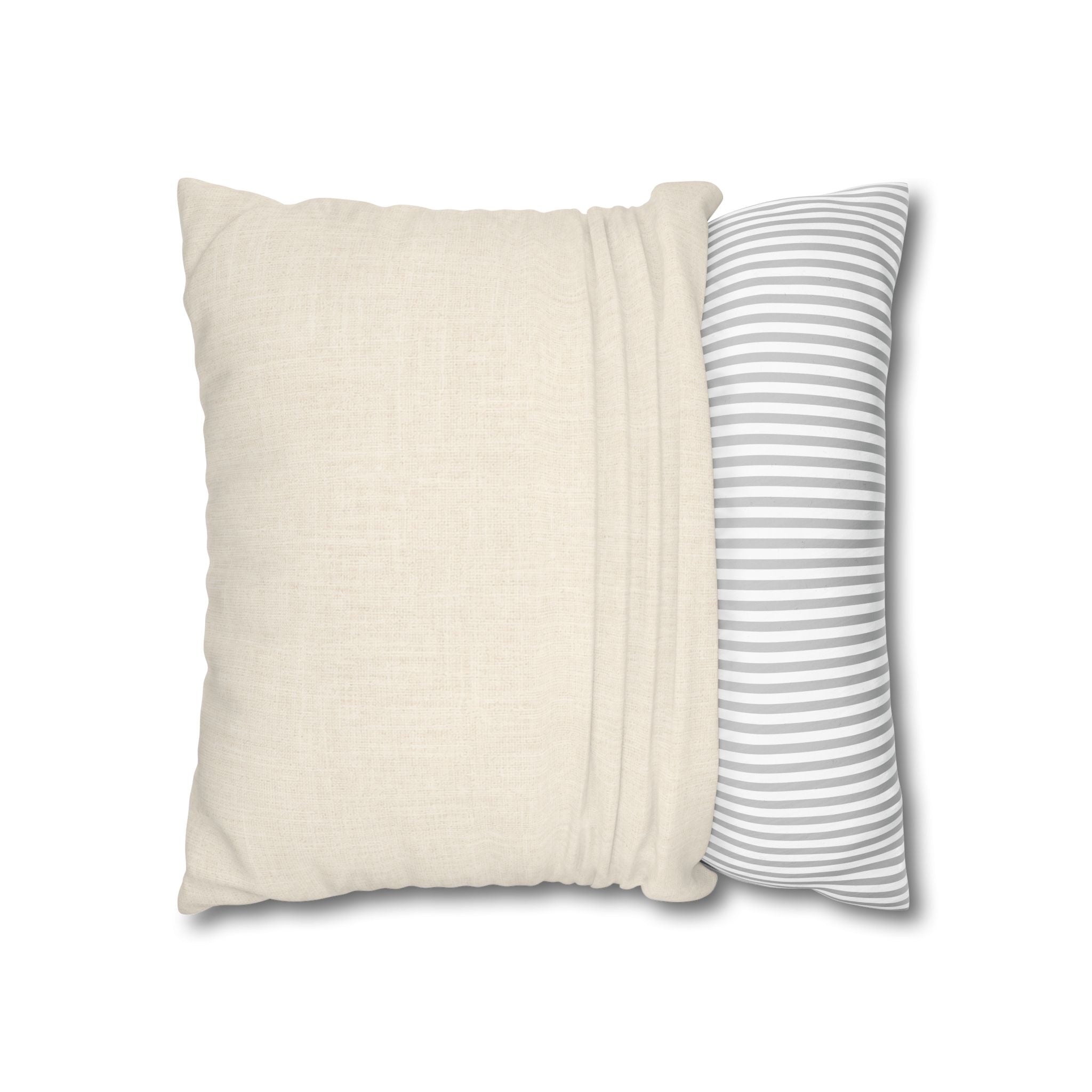 Botanical Fig Branch Decorative Pillowcase — Spun Polyester Square Accent Pillow Cover, Solen