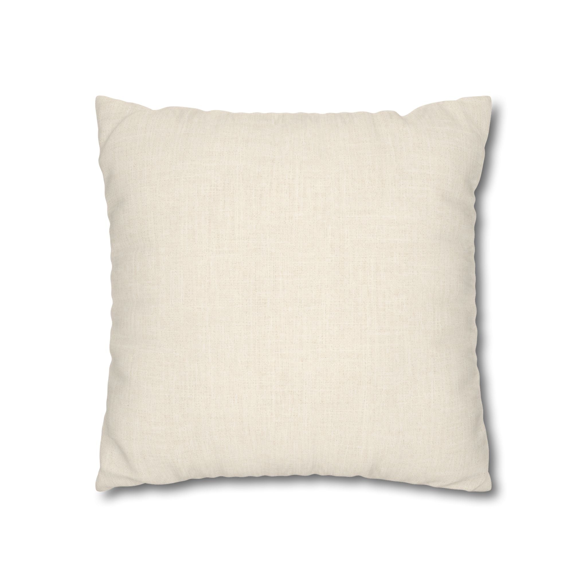 Botanical Fig Branch Decorative Pillowcase — Spun Polyester Square Accent Pillow Cover, Solen