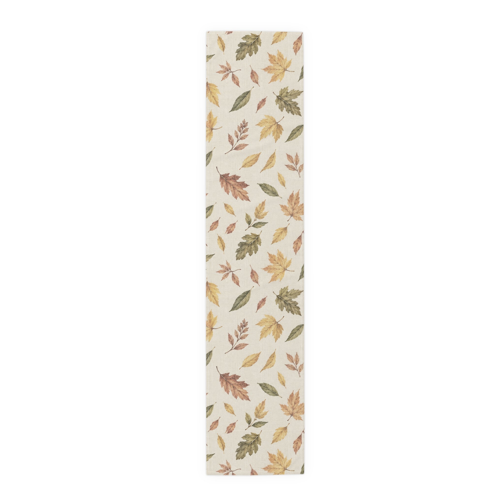 Autumn Leaves Table Runner, Fall Table Decor, Thanksgiving Table Runner, Rustic Botanical Dining Decor, Harvest Hostess Gift