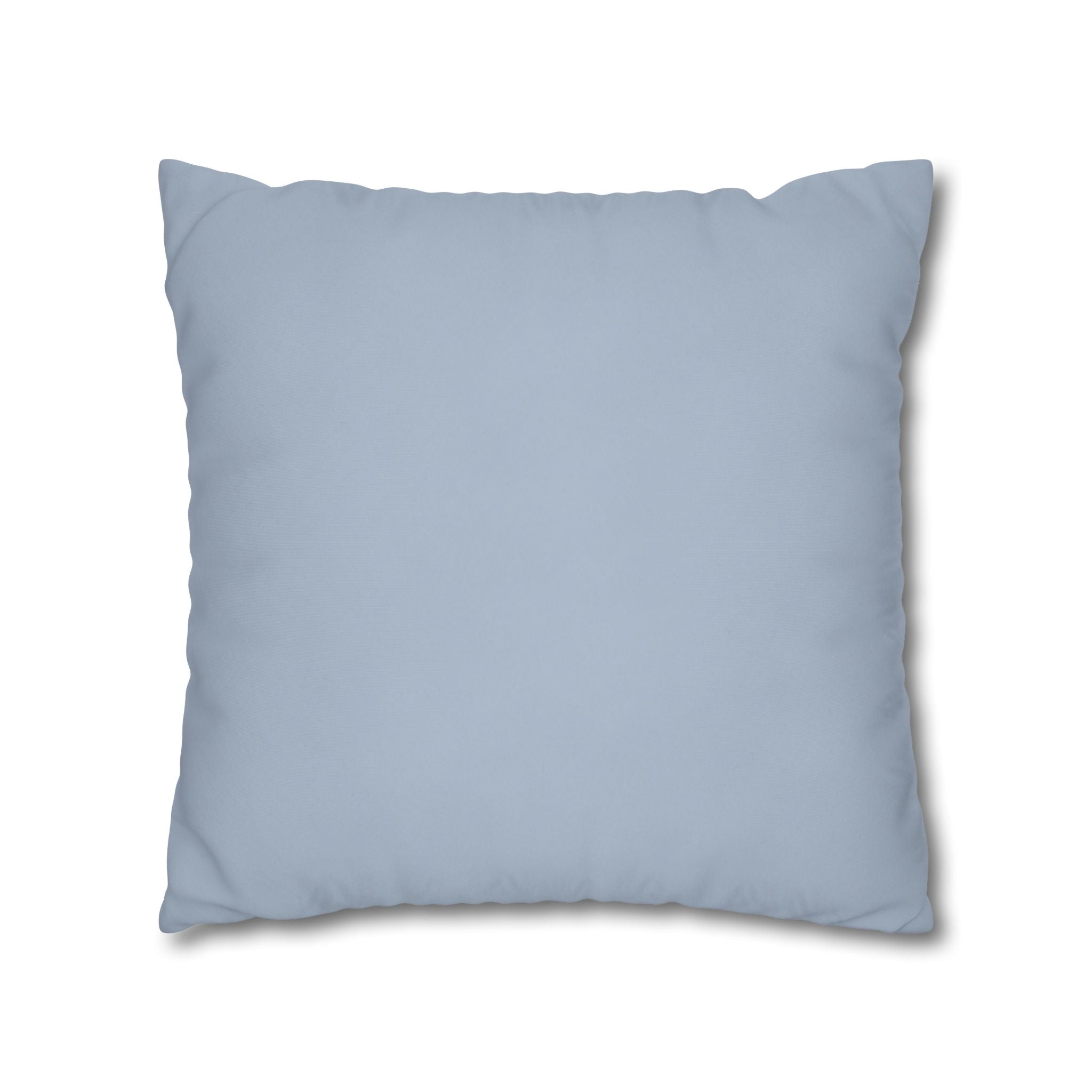 Coastal Sailboat Square Pillowcase, Blue Nautical Harbor Print Cushion, Beach House Sofa Decor, Square Throw Pillow, Solen