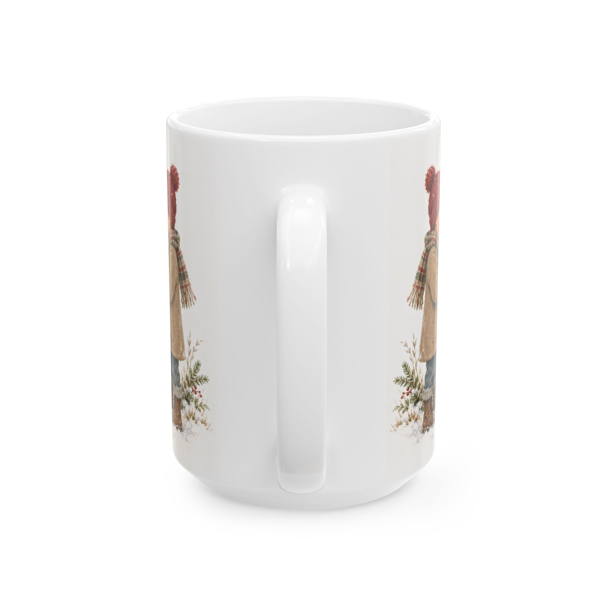 Christmas Kids Vintage Illustration Mug – Cozy Winter Children Holiday Ceramic Cup (11oz & 15oz)