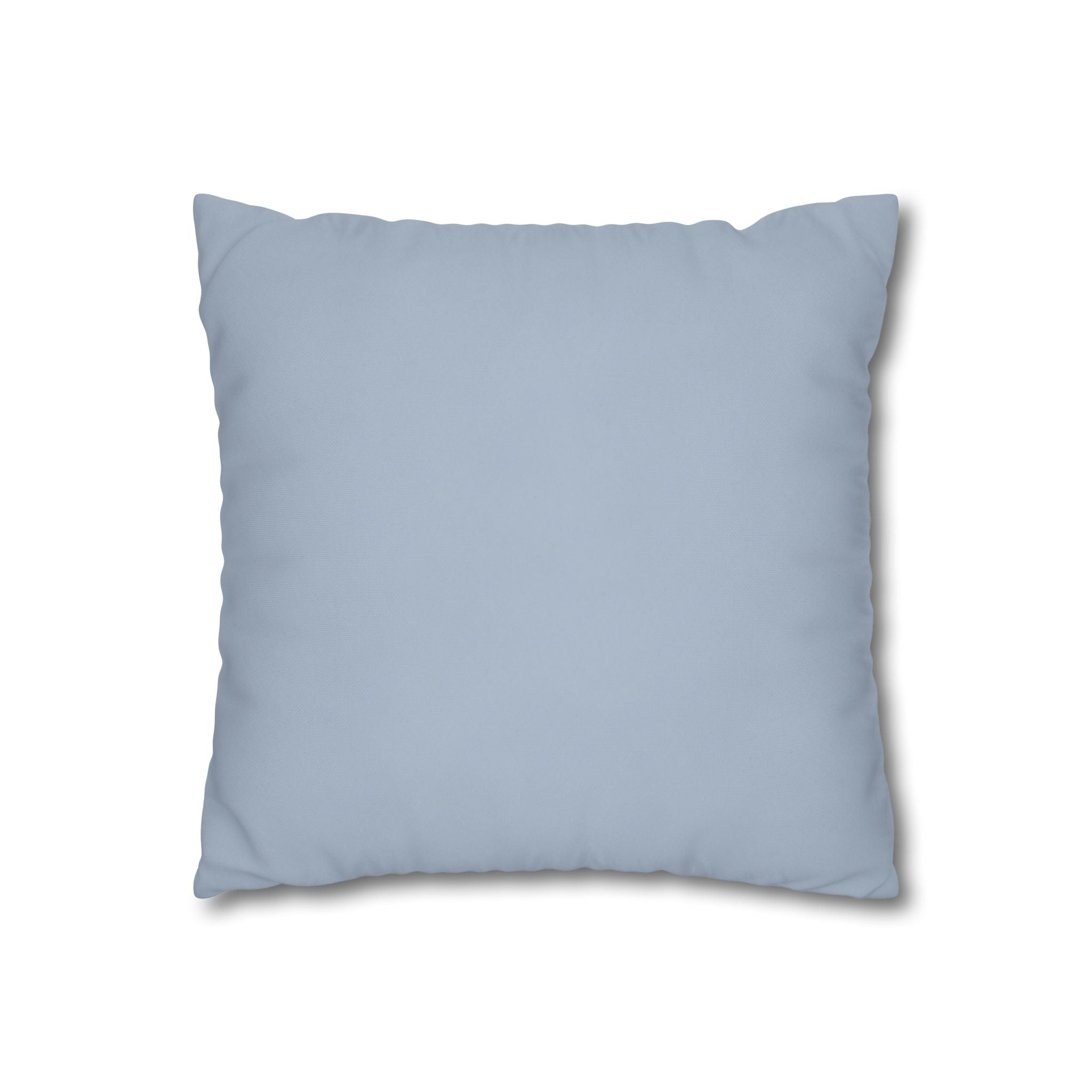 Coastal Sailboat Square Pillowcase, Blue Nautical Harbor Print Cushion, Beach House Sofa Decor, Square Throw Pillow, Solen