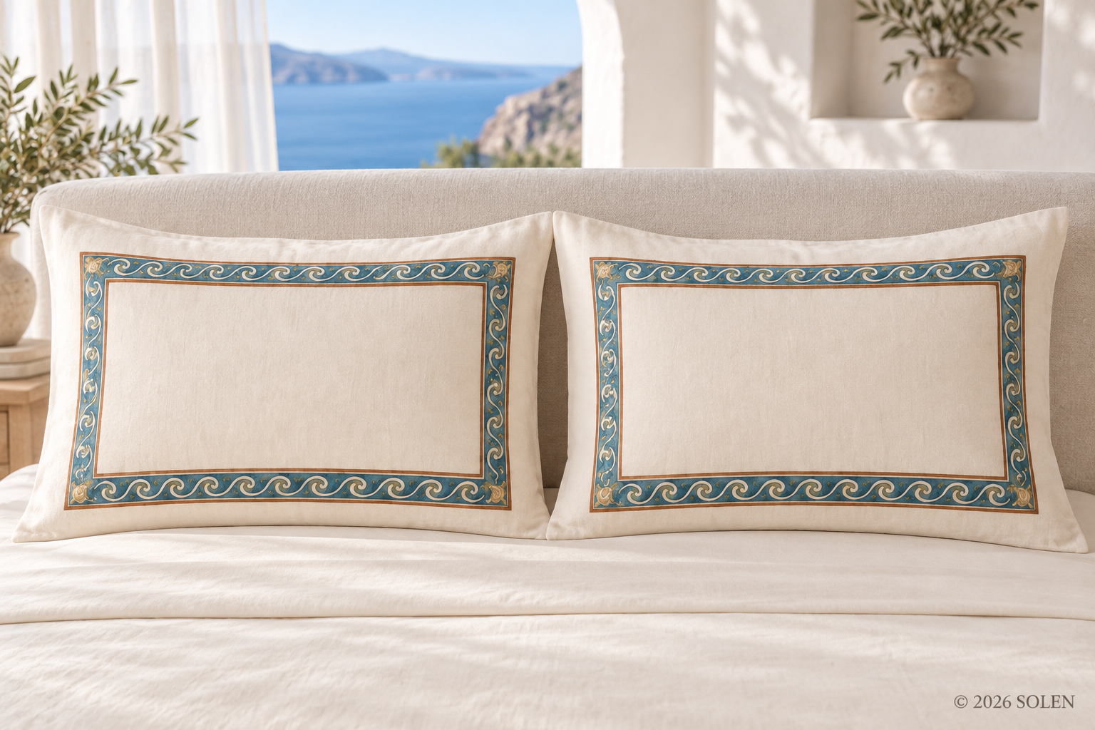 Mediterranean Dolphin Duvet Cover Set – Coastal Wave & Coral Bedding, ©SOLEN